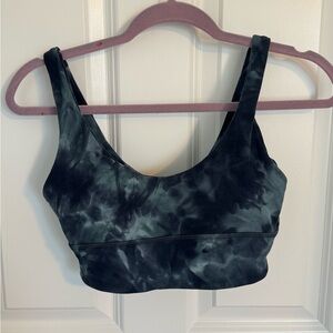 lululemon athletica align reversible bra diamond dye teal graphite